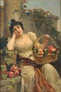 AngloAmerican School 19th Century The Apple Gatherer