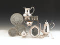 Collection of silver plated tablewares Provenance Property of a Michigan collection