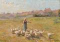 Robert Reid American 18621929 Peasant Girl with Geese