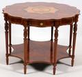 MAITLANDSMITH MAHOGANY PARLOR TABLE