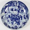 CHINESE BLUE  WHITE PORCELAIN CHARGER