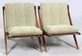 DANISH MODERN TEAKWOOD CHAIRS PAIR