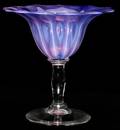 LIBBEY AMETHYST GLASS COMPOTE C 1925