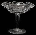 AMERICAN BRILLIANT CUT GLASS COMPOTE C 1900