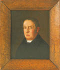 English oil on panel portrait of a gentleman
