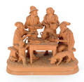 Italian redware figural group