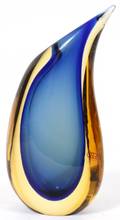LUIGI ONESTO GLASS TEAR DROP VASE MURANO