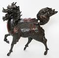JAPANESE BRONZE FIGURE OF KIRIN LATE 19TH C