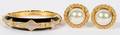 CHRISTIAN DIOR COSTUME BANGLE BRACELET  EARCLIPS