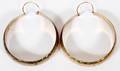 14KT YELLOW GOLD HOOP EARRINGS PAIR
