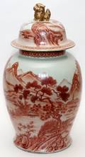 CHINESE PORCELAIN GINGER JAR