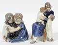 ROYAL COPENHAGEN PORCELAIN FIGURES TWO
