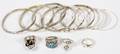 MEXICAN STERLING BANGLE BRACELETS
