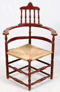 AMERICAN PRIMITIVE CORNER CHAIR