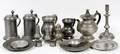 AMERICAN PEWTER TABLEWARE 16 PIECES H 5 1210