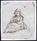 FRENCH OLD MASTER STYLE DRAWING ON PAPER