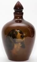 ROOKWOOD POTTERY JUG W DOG PORTRAIT 1902