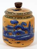 IMPERIAL NIPPON HAND PAINTED PORCELAIN HUMIDOR