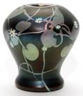 L C TIFFANY FAVRILE GLASS MILLEFIORI VASE C 1909