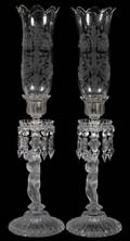 BACCARAT SINGLE LIGHT FIGURAL HURRICANES