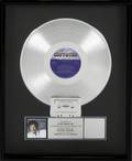 LIONEL RICHIE PLATINUM RECORD AWARD