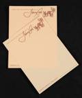 JOHNNY CASH PUBLICITY STATIONERY