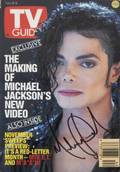 MICHAEL JACKSON SIGNED TV GUIDE