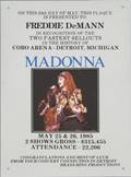 MADONNA CONCERT AND ALBUM ACHIEVEMENT POSTERS