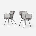 Russell Woodard   Sculptura armchairs pair