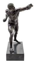 A German Bronze Figure of an Athlete