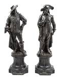 A Pair of French Bronze Figures