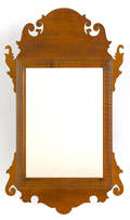 American Chippendale mahogany mirror