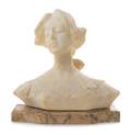 A Continental Alabaster Bust