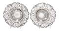 A Pair of American Silver Center Bowls