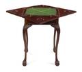 A Georgian Style Mahogany Handkerchief Table