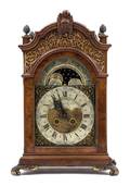 A George II Style Burlwood Bracket Clock