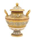 A Wedgwood FiveColor Porcelain Urn