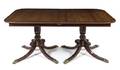 A Regency Style Double Pedestal Dining Table