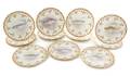A Set of 14 Royal Doulton Porcelain Fish Plates