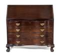 An American Chippendale Style Mahogany SlantFront Bureau
