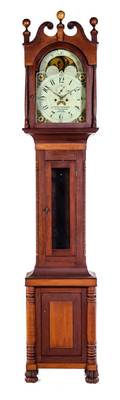An American Maple Tall Case Clock