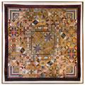 An American Silk and Velvet Patchwork Quilt