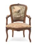 A Louis XV Style Diminutive Fauteuil
