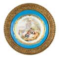 A Sevres Style Porcelain Plaque