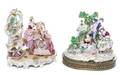 Two German Porcelain Figural Groups