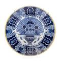 A Dutch Blue and White Pottery Plate