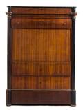 A Biedermeier Birch Secretaire a Abattant