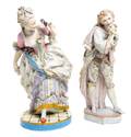 Two Vion  Baury Bisque Porcelain Figures
