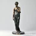 After Claire Jeanne Roberte Colinet French 18801950 Bronze Figure of an Egyptian Girl