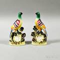Pair of Staffordshire Birds